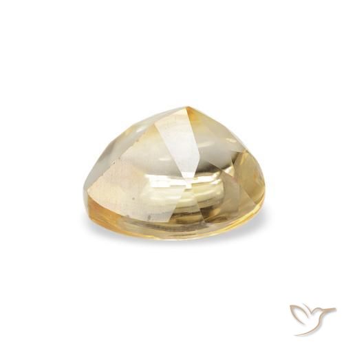Citrine Gemstone in 6 x 6 mm (calibrated) Size for Sale, Citrine Stone in Light Gold Color