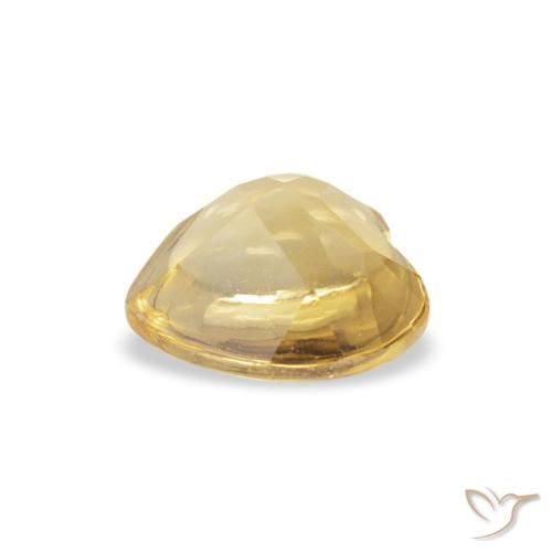 Citrine Gemstone in 6 x 6 mm (calibrated) Size for Sale, Citrine Stone in Light Yellow Color