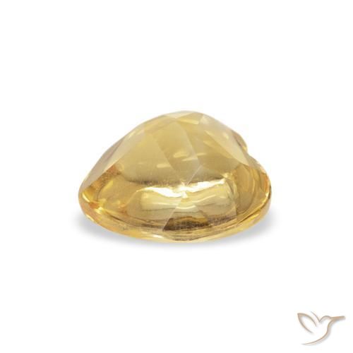 Citrine Gemstone in 6 x 6 mm (calibrated) Size for Sale, Citrine Stone in Golden Orange Color