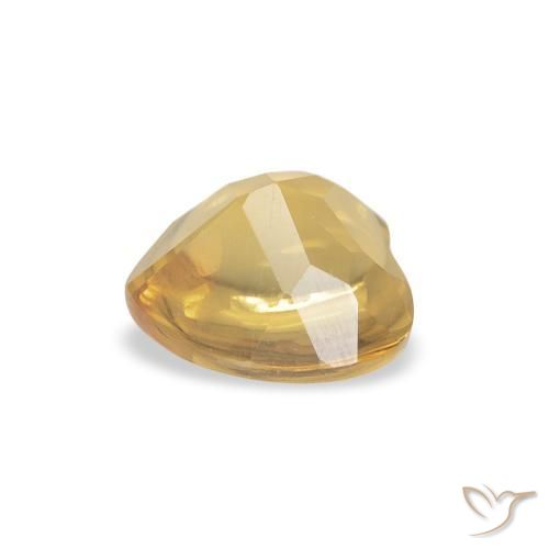 Citrine Gemstone in 6 x 6 mm (calibrated) Size for Sale, Citrine Stone in Medium Gold Color