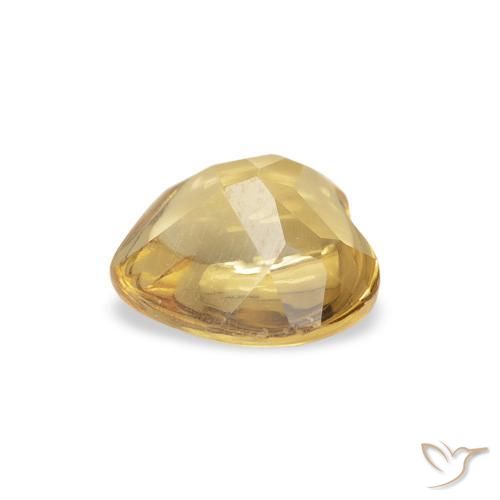 Citrine Gemstone in 6 x 6 mm (calibrated) Size for Sale, Citrine Stone in Gold Color