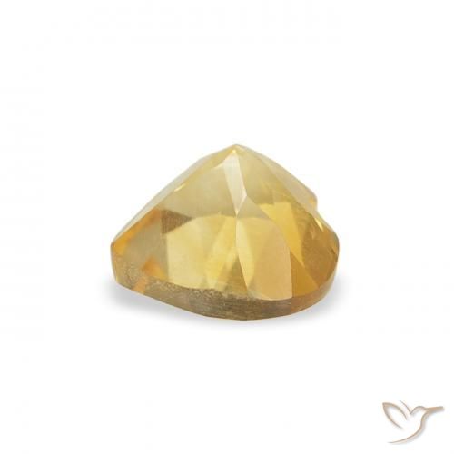 Citrine Gemstone in 5 x 5 mm (calibrated) Size for Sale, Citrine Stone in Tuscany Yellow Color