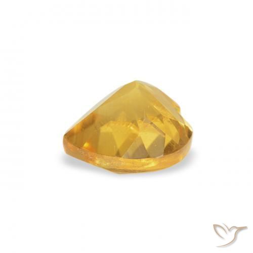 Citrine Gemstone in 5 x 5 mm (calibrated) Size for Sale, Citrine Stone in Golden Orange Color