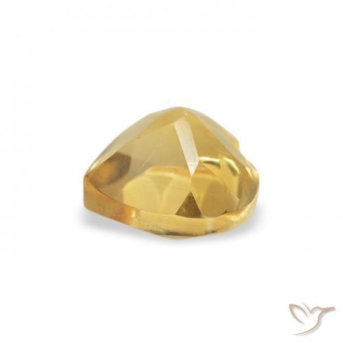 Citrine Gemstone in 5 x 5 mm (calibrated) Size for Sale, Citrine Stone in Gold Color