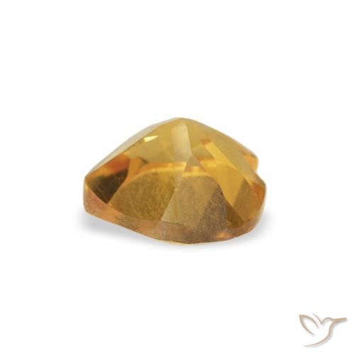 Citrine Gemstone in 5 x 5 mm (calibrated) Size for Sale, Citrine Stone in Bright Gold Color