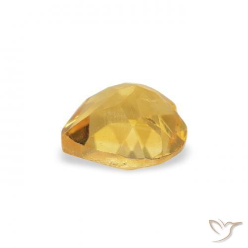 Citrine Gemstone in 5 x 5 mm (calibrated) Size for Sale, Citrine Stone in Medium Golden Color