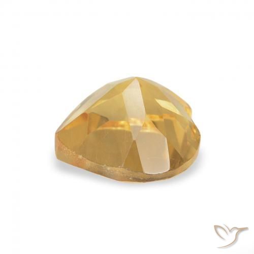 Citrine Gemstone in 6 x 6 mm (calibrated) Size for Sale, Citrine Stone in Medium Golden Color