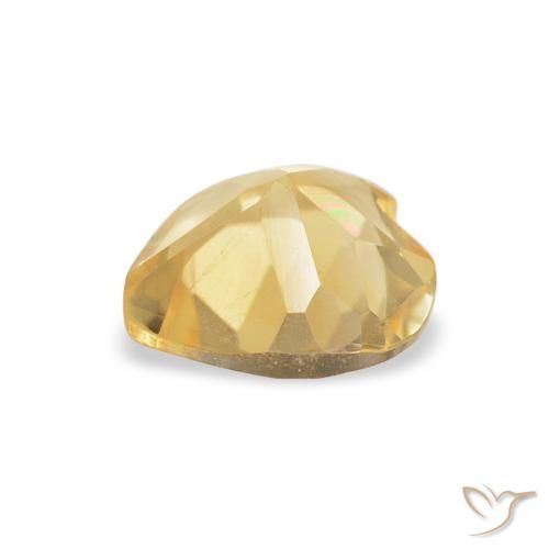 Citrine Gemstone in 6 x 6 mm (calibrated) Size for Sale, Citrine Stone in Gold Color