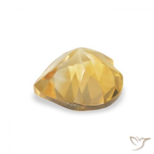 Citrine Gemstone in 6 x 6 mm (calibrated) Size for Sale, Citrine Stone in Golden Color