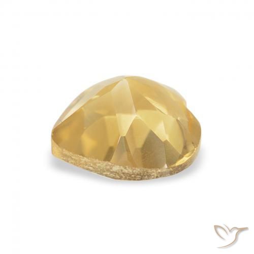 Citrine Gemstone in 6 x 6 mm (calibrated) Size for Sale, Citrine Stone in Light Golden-Yellow Color