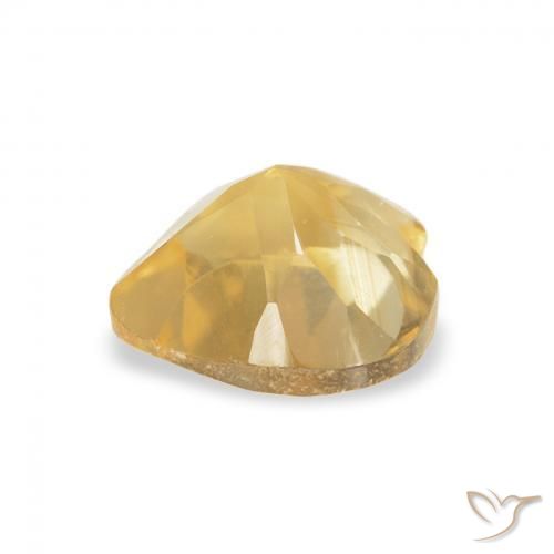 Citrine Gemstone in 6 x 6 mm (calibrated) Size for Sale, Citrine Stone in Light Golden-Yellow Color