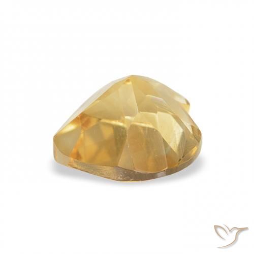 Citrine Gemstone in 6.3 x 6.3 mm Size for Sale, Citrine Stone in Gold Color