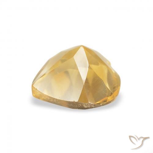 Citrine Gemstone in 6 x 6 mm (calibrated) Size for Sale, Citrine Stone in Gold Color