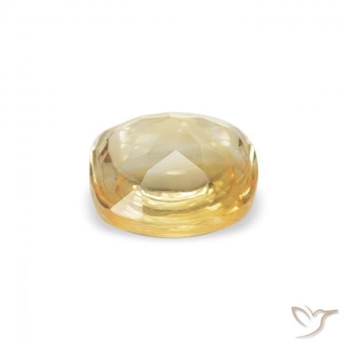 Citrine Gemstone in 5.2 x 5.1 mm Size for Sale, Citrine Stone in Golden Color