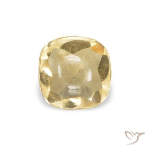 0.56ct Natural Golden Citrine, Cushion, Transparent