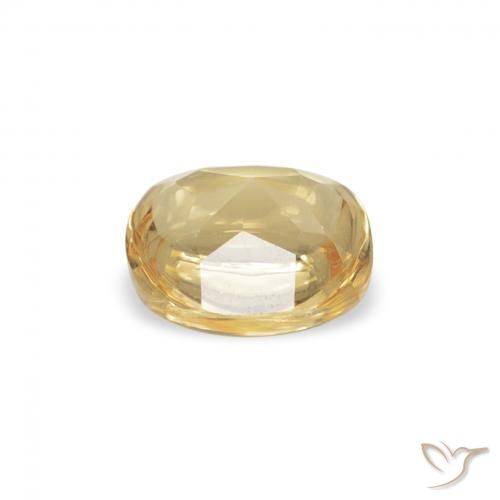Citrine Gemstone in 5.2 x 5.2 mm Size for Sale, Citrine Stone in Golden Color
