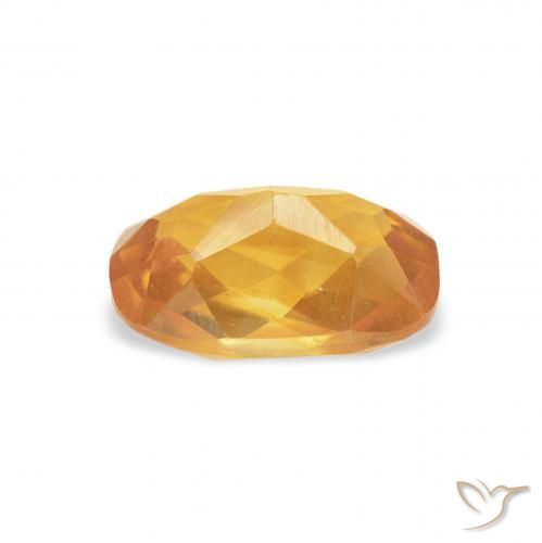 Citrine Gemstone in 8 x 6 mm (calibrated) Size for Sale, Citrine Stone in Medium Orange Color