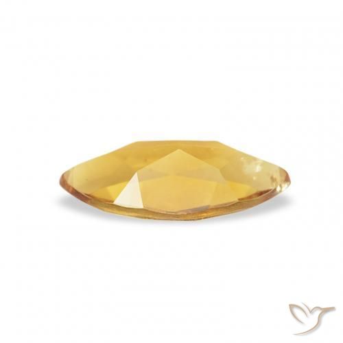 Citrine Gemstone in 8 x 4 mm (calibrated) Size for Sale, Citrine Stone in Golden Orange Color