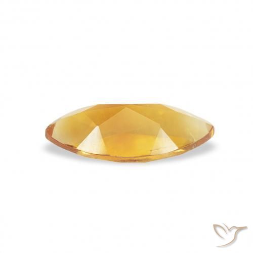 Citrine Gemstone in 8 x 4 mm (calibrated) Size for Sale, Citrine Stone in Medium Light-Golden Color