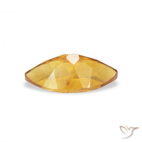 Citrine Gemstone in 8 x 4 mm (calibrated) Size for Sale, Citrine Stone in Golden Orange Color