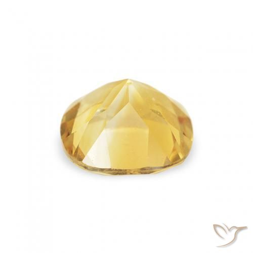 Citrine Gemstone in 5 x 5 mm (calibrated) Size for Sale, Citrine Stone in Medium Yellow Color