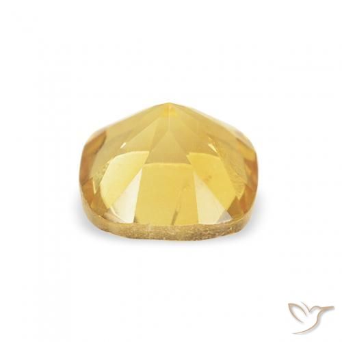 Citrine Gemstone in 5 x 5 mm (calibrated) Size for Sale, Citrine Stone in Medium Yellow Color