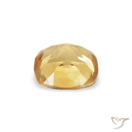 Citrine Gemstone in 5 x 5 mm (calibrated) Size for Sale, Citrine Stone in Medium Golden Color
