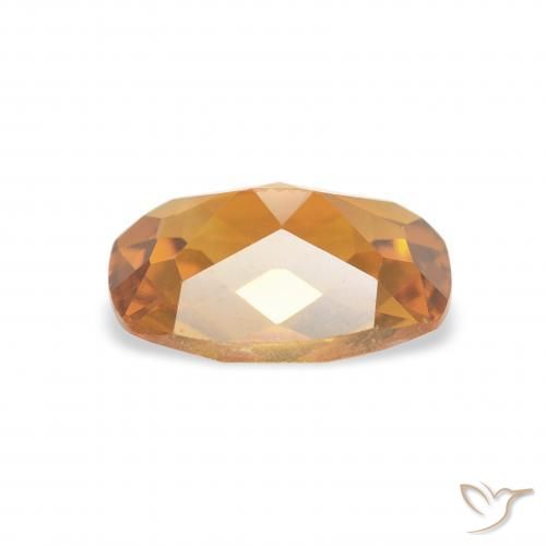 Citrine Gemstone in 8 x 6 mm (calibrated) Size for Sale, Citrine Stone in Dark Orange Color