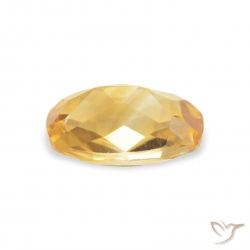 Citrine Gemstone in 8 x 6 mm (calibrated) Size for Sale, Citrine Stone in Gold Color