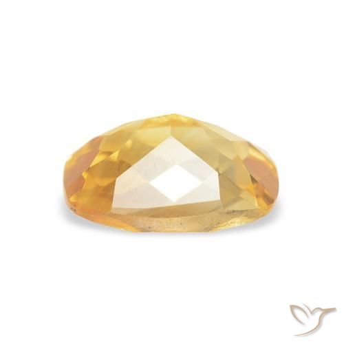 Citrine Gemstone in 8 x 6 mm (calibrated) Size for Sale, Citrine Stone in Gold Color