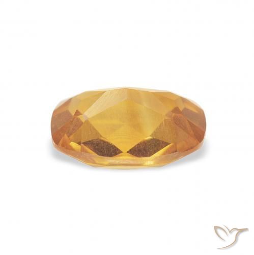 Citrine Gemstone in 8 x 6 mm (calibrated) Size for Sale, Citrine Stone in Dark Golden Color