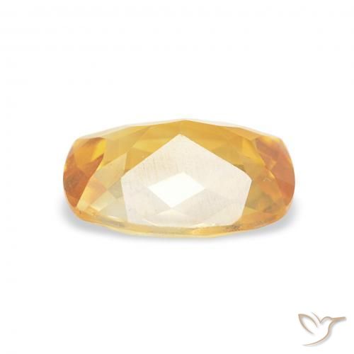Citrine Gemstone in 8 x 6 mm (calibrated) Size for Sale, Citrine Stone in Medium Light-Golden Color
