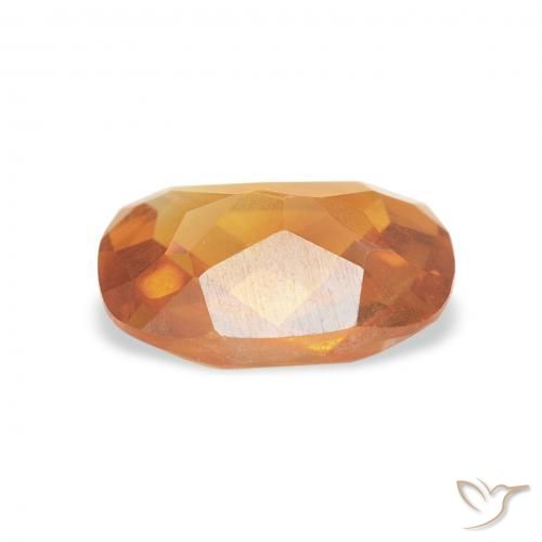 Citrine Gemstone in 8 x 6 mm (calibrated) Size for Sale, Citrine Stone in Orange-Gold Color