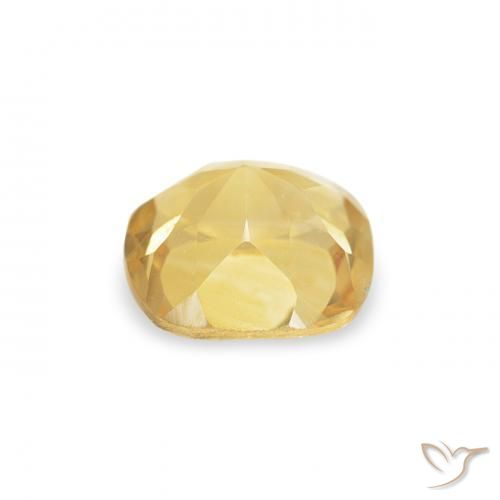 Citrine Gemstone in 5 x 5 mm (calibrated) Size for Sale, Citrine Stone in Light Golden-Yellow Color