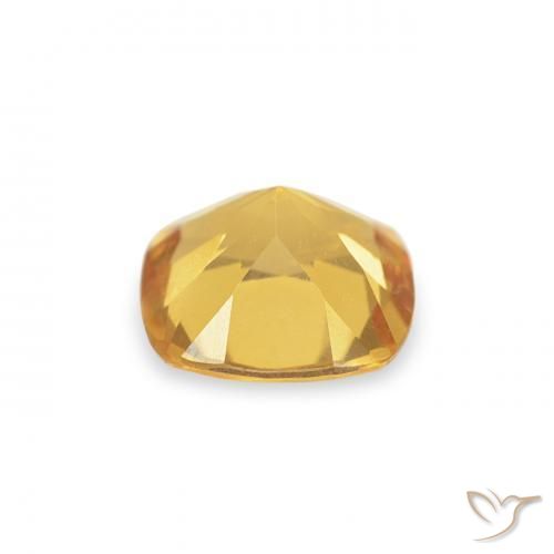 Citrine Gemstone in 5 x 5 mm (calibrated) Size for Sale, Citrine Stone in Bright Gold Color