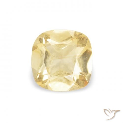 0.37ct Natural Golden Citrine, Cushion, VVS-VS