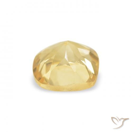 Citrine Gemstone in 5 x 5 mm (calibrated) Size for Sale, Citrine Stone in Light Golden-Yellow Color