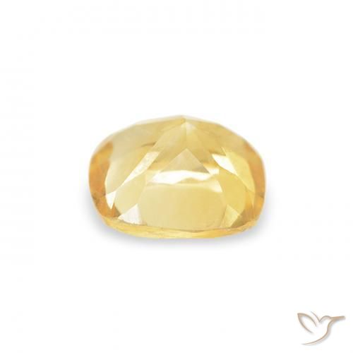 Citrine Gemstone in 5 x 5 mm (calibrated) Size for Sale, Citrine Stone in Light Yellow Color