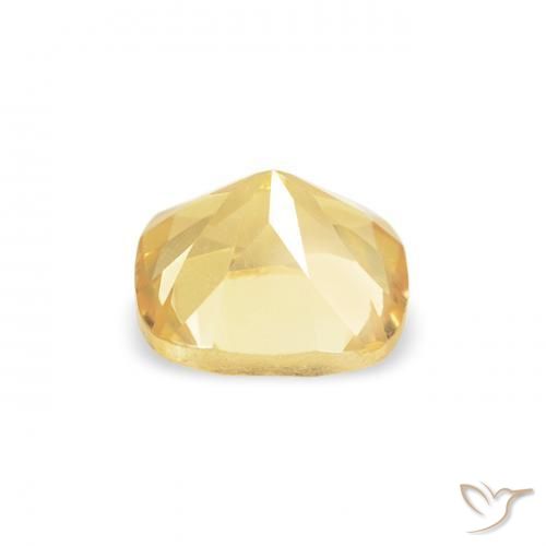 Citrine Gemstone in 5 x 5 mm (calibrated) Size for Sale, Citrine Stone in Light Gold Color
