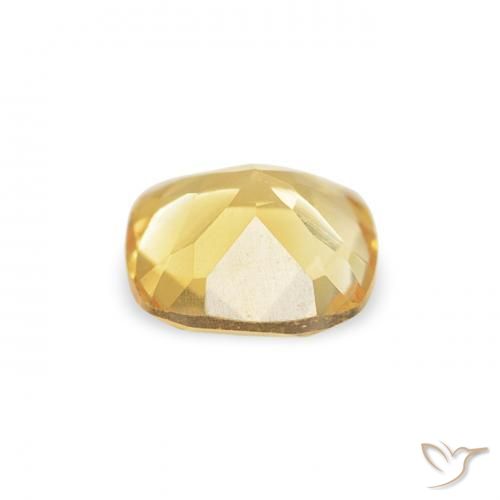 Citrine Gemstone in 5.2 x 5.1 mm Size for Sale, Citrine Stone in Light Yellow Color