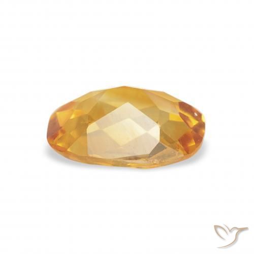 Citrine Gemstone in 8 x 6 mm (calibrated) Size for Sale, Citrine Stone in Golden Orange Color