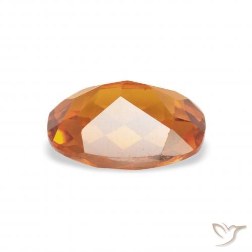 Citrine Gemstone in 8 x 6 mm (calibrated) Size for Sale, Citrine Stone in Earth Orange Color