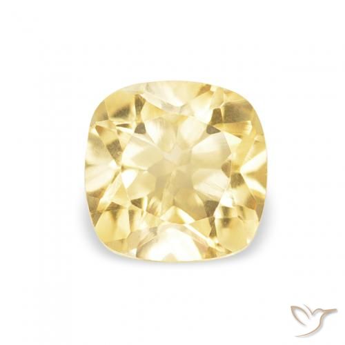 0.53ct Natural Golden Citrine, Cushion, VS