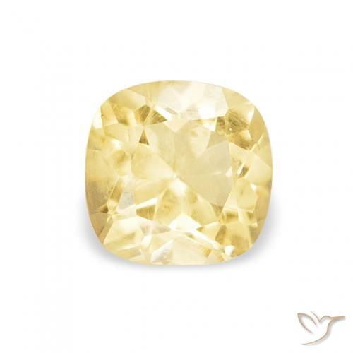 0.48ct Natural Golden Citrine, Cushion, VS