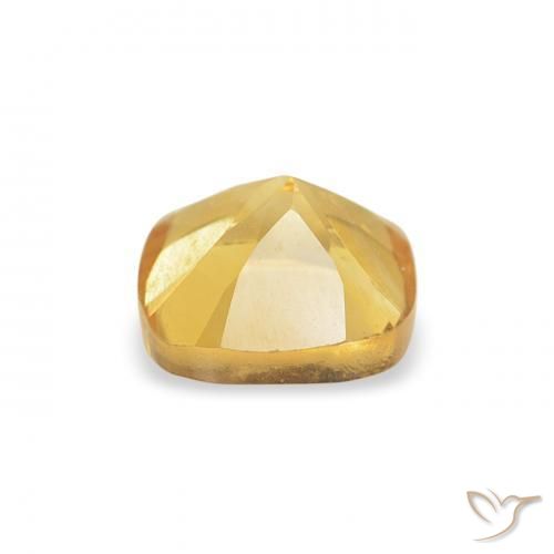Citrine Gemstone in 5 x 5 mm (calibrated) Size for Sale, Citrine Stone in Medium Gold Color