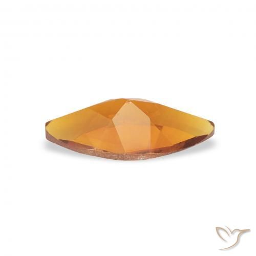 Citrine Gemstone in 8 x 4 mm (calibrated) Size for Sale, Citrine Stone in Medium Orange Color