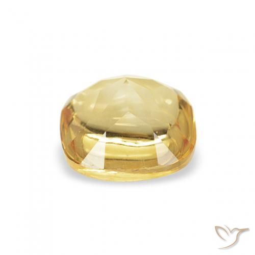 Citrine Gemstone in 5 x 5 mm (calibrated) Size for Sale, Citrine Stone in Light Gold Color
