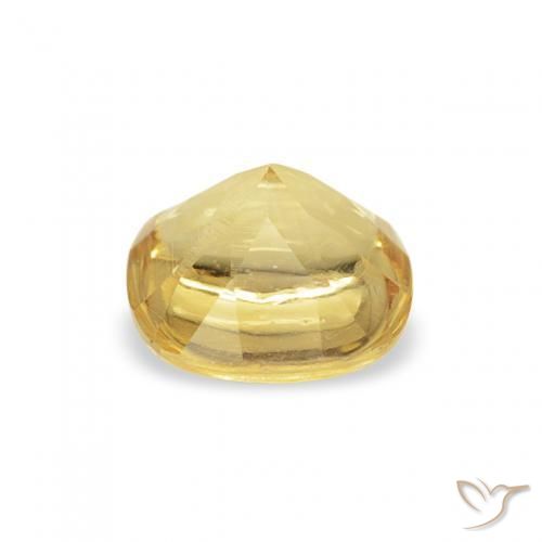 Citrine Gemstone in 5 x 5 mm (calibrated) Size for Sale, Citrine Stone in Light Golden-Yellow Color