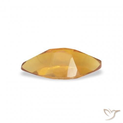 Citrine Gemstone in 8 x 4 mm (calibrated) Size for Sale, Citrine Stone in Medium Orange Color