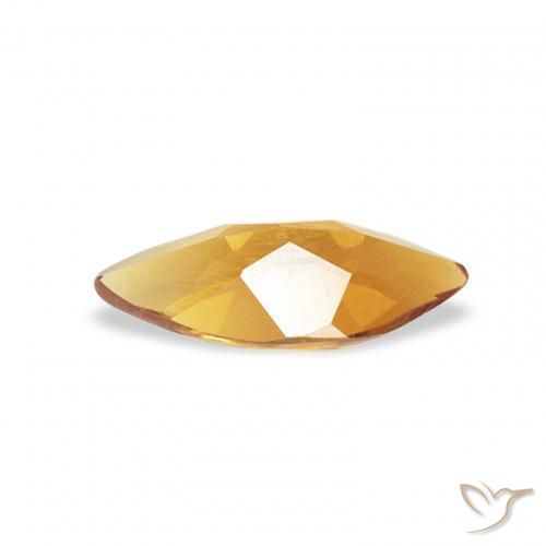 Citrine Gemstone in 8 x 4 mm (calibrated) Size for Sale, Citrine Stone in Medium Orange Color
